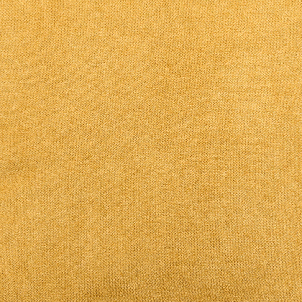 Almofada BELLUS 45x45 Veludo Amarelo Mostarda com Vivo Preto