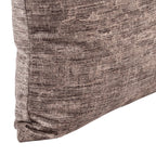 Almofada BELLUS 45x45 Veludo Bege e Castanho Reciclado