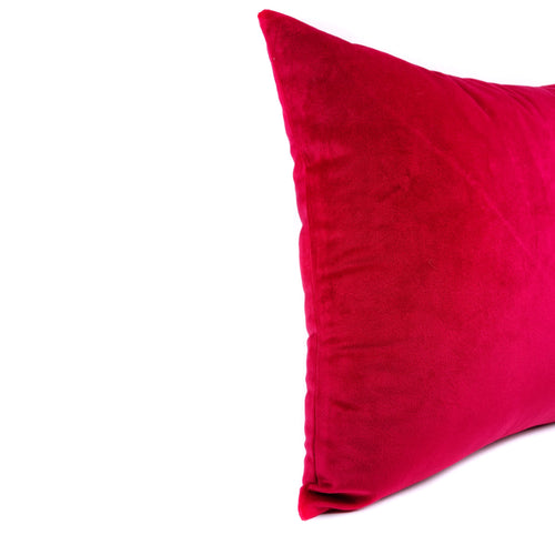 Almofada BELLUS 45x45 Veludo Vermelho Bordeaux