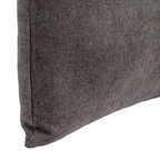 Cushion BELLUS 45x45 Dark Gray Velvet