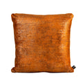 Almofada BELLUS 45x45 Veludo Mármore Ambar Dourado