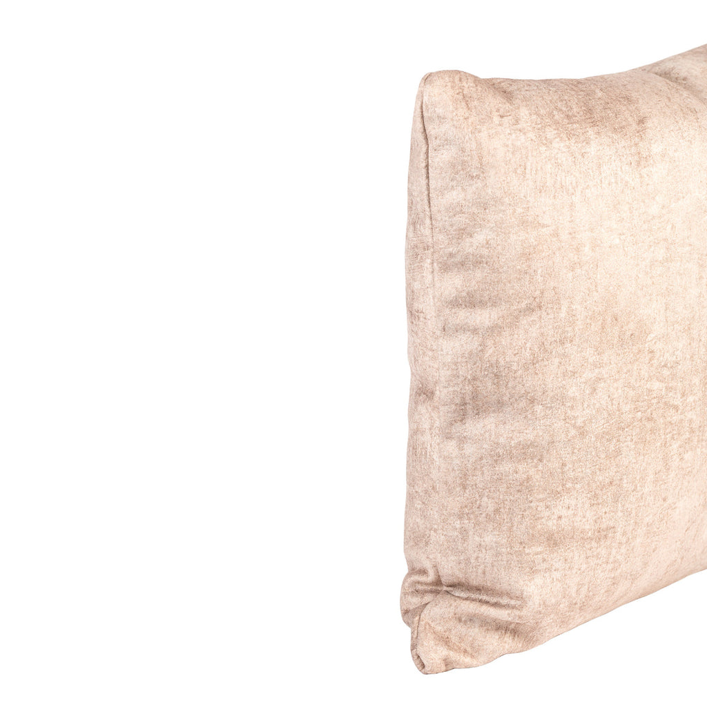 BELLUS Cushion 45x45 Velvet Beige Marble