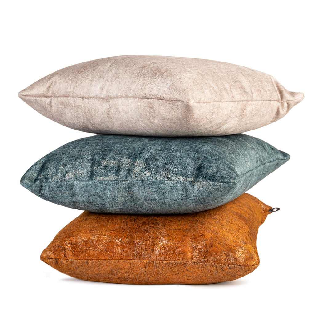 BELLUS Cushion 45x45 Velvet Beige Marble