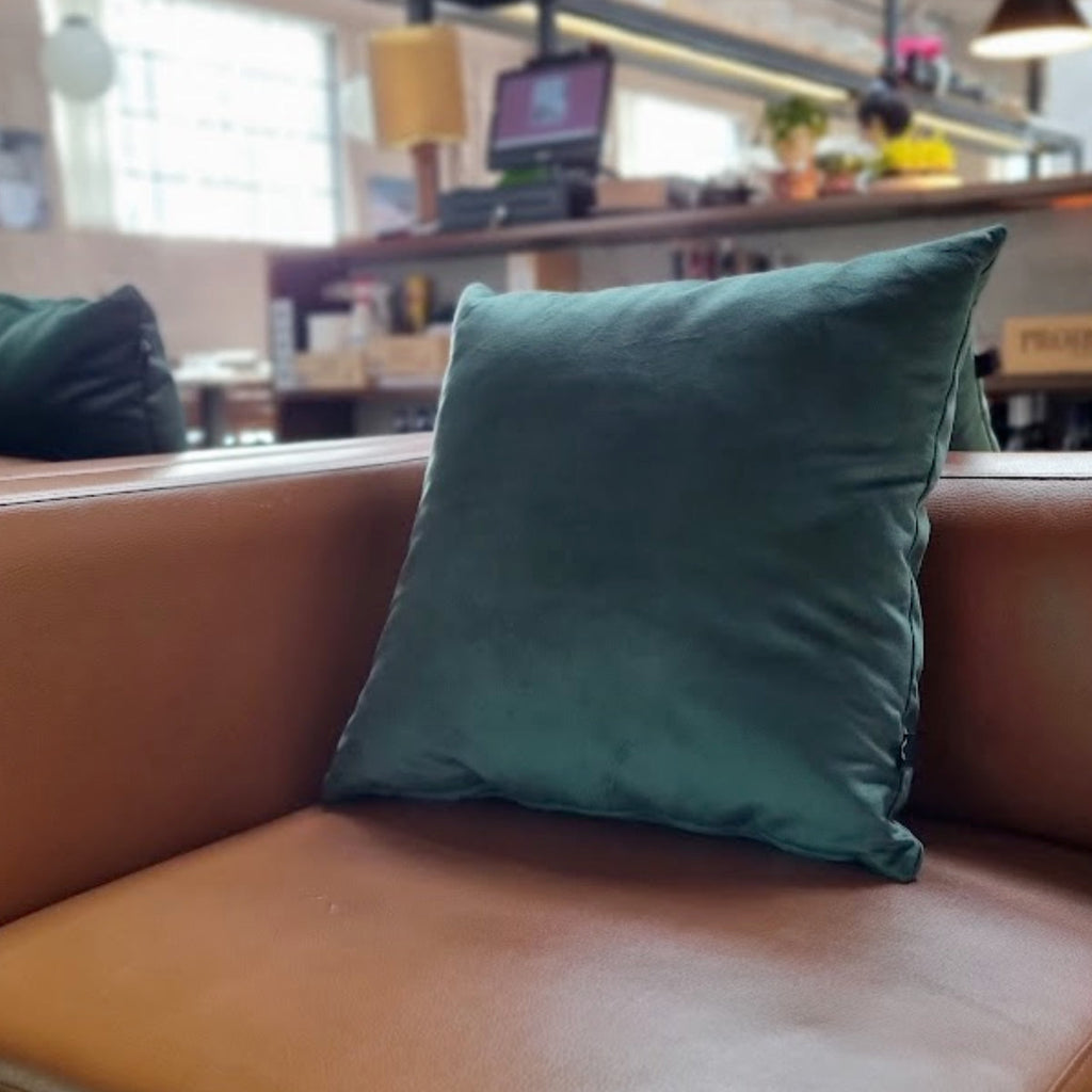 BELLUS Cushion 45x45 Green Velvet