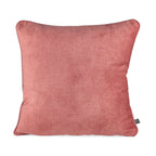 Cushion BELLUS 50x50 in petrol blue velvet with piping