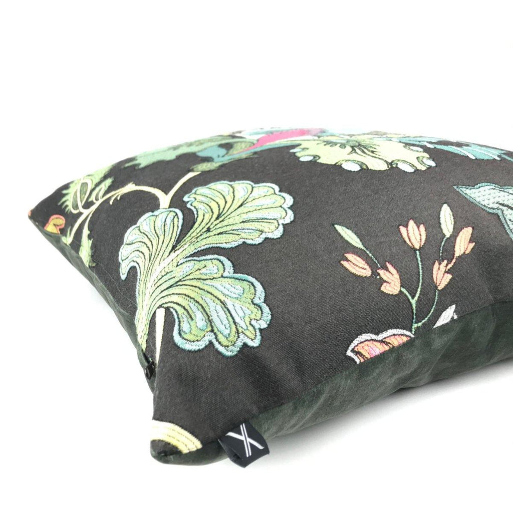 Almofada DINJA 55x55 Flores Bordadas - KUXIN // Home Fashion