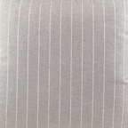 Almofada DINJA 50x50 Linho Bege com risca Cru e rebordo