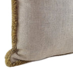 Cushion DINJA 50x50 Linen with Golden Fringe