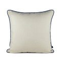 Almofada DINJA 50x50 Linho com vivo Azul escuro