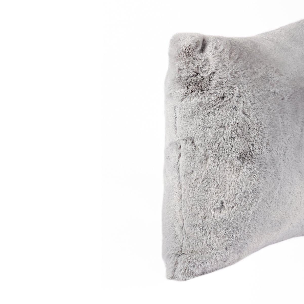 Almofada DINJA 55x55 Pêlo Cinza - KUXIN // Home Fashion