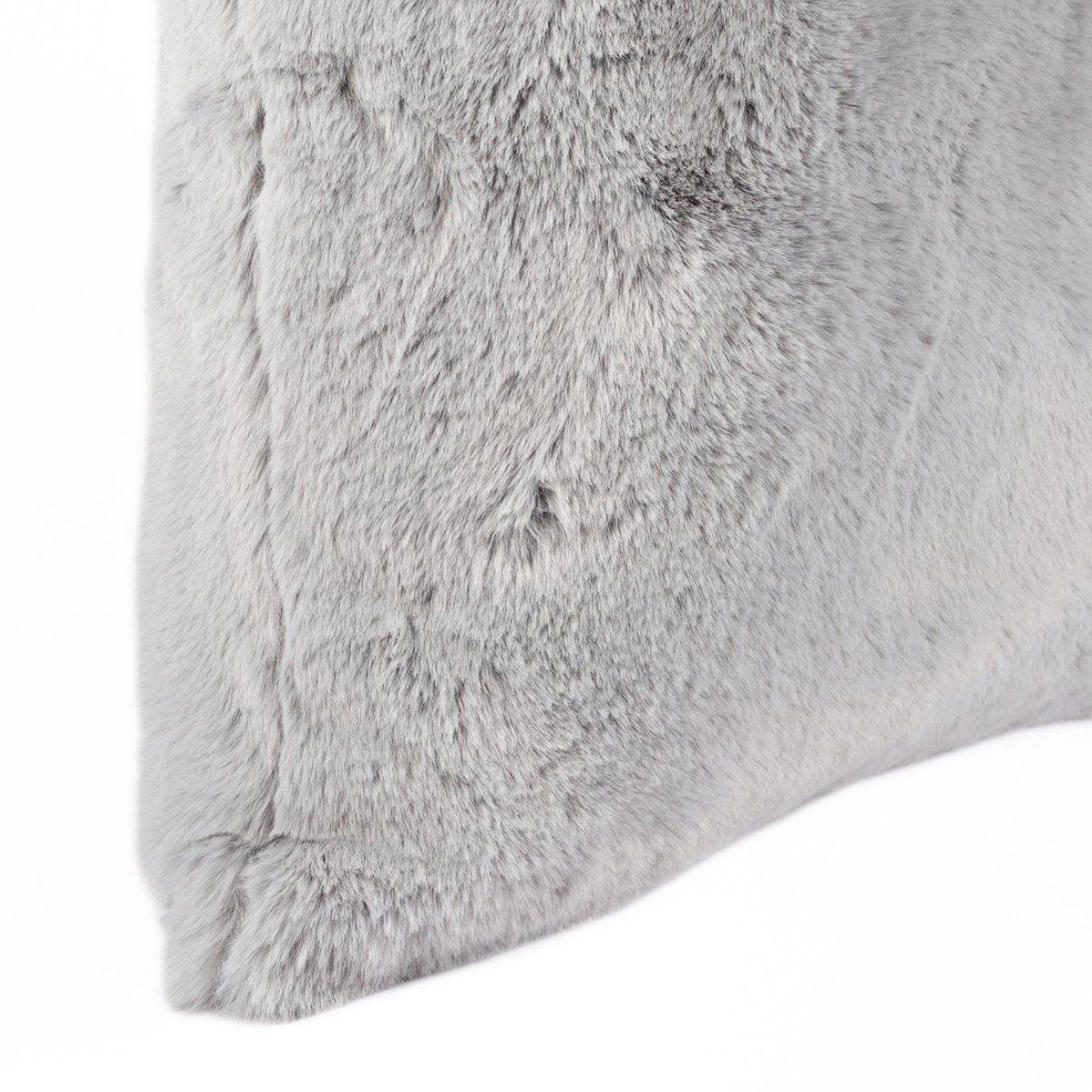 Almofada DINJA 55x55 Pêlo Cinza - KUXIN // Home Fashion