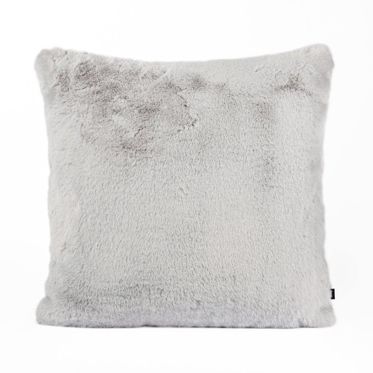 Almofada DINJA 55x55 Pêlo Cinza - KUXIN // Home Fashion