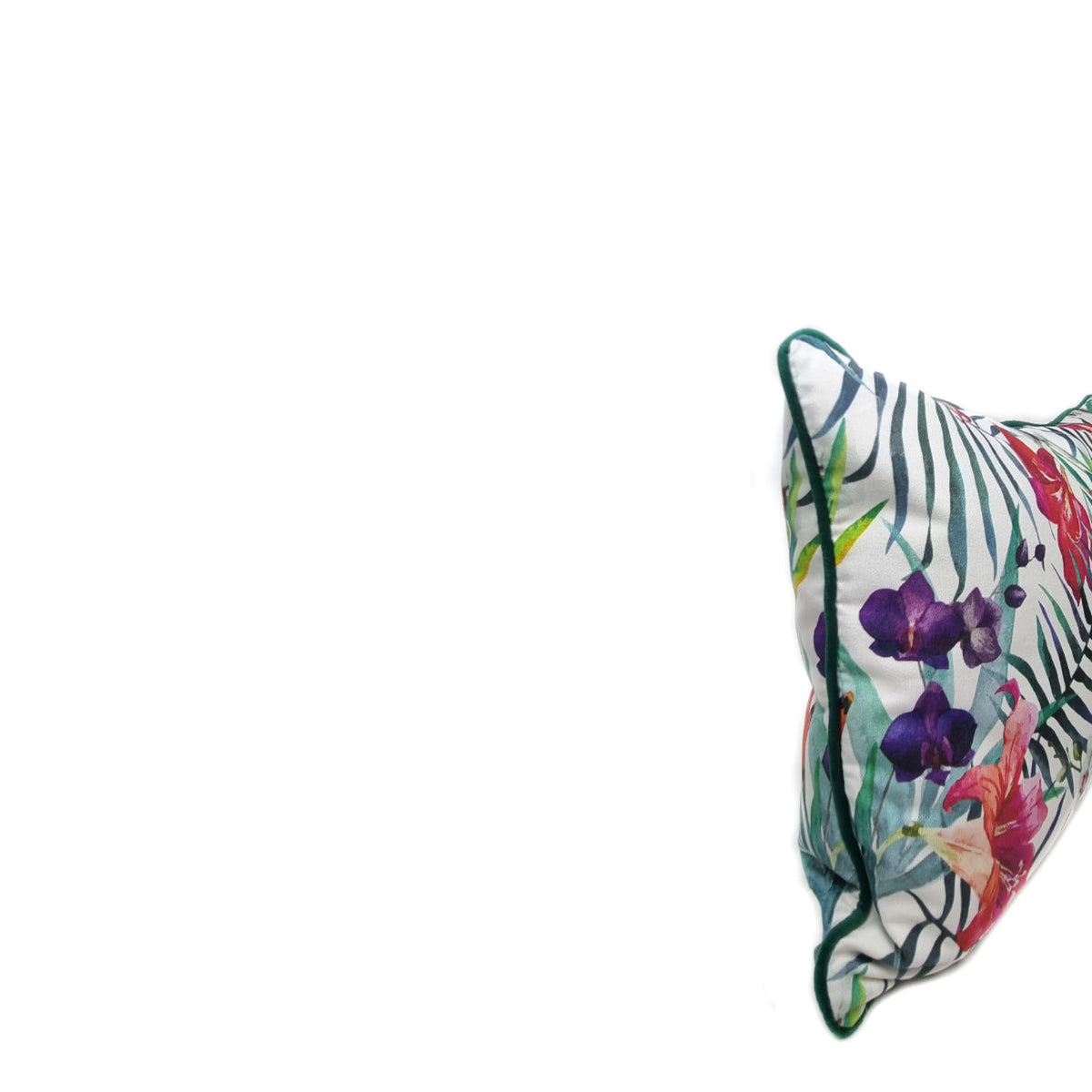 Almofada FJURI 35x50 Folhas de Palmeira com Flores
