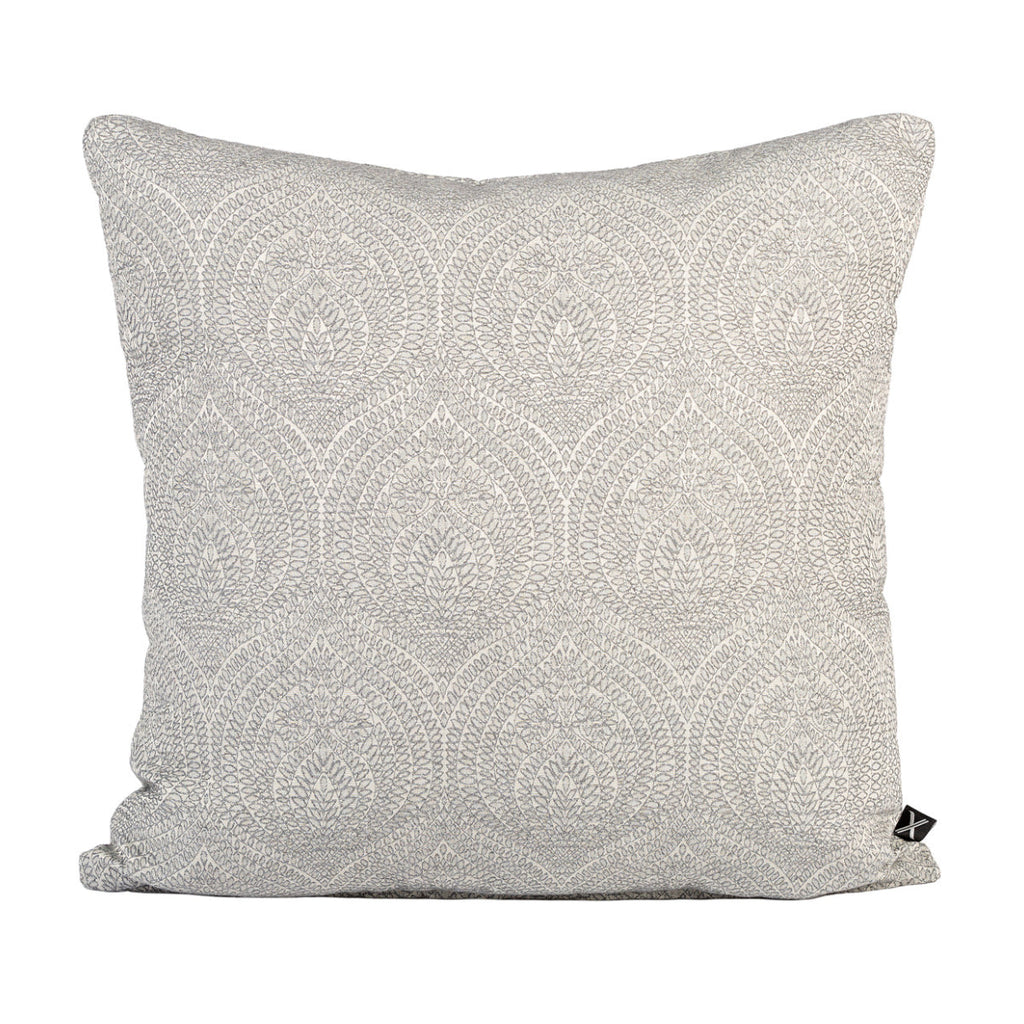 FJURI Cushion 50x50 Gray Mandala Pattern