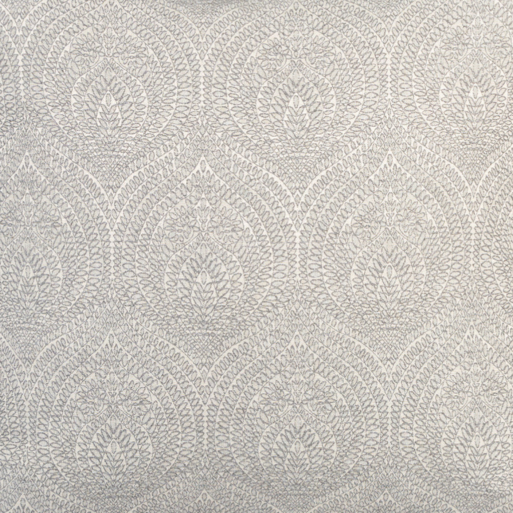 FJURI Cushion 50x50 Gray Mandala Pattern