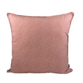 Almofada FJURI 45x45 Rosa com padrão de folhas pequenas