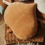 Cushion GIBBI Children's Caramel Brown Leaf