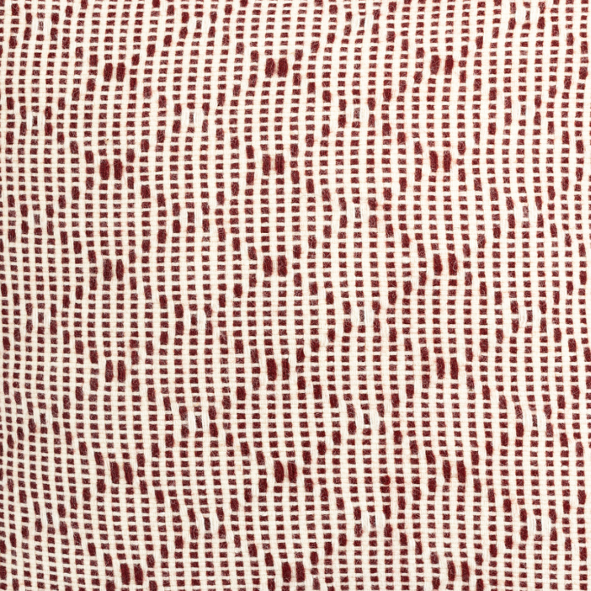 HEMMEK 45x45 Wool Cushion Burgundy in contour pattern
