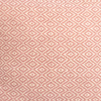 Almofada HEMMEK 45x45 Lã Rosa em padrão diamante