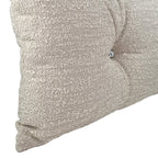 Cushion JIDDI 40x60 Beige Linen with Crystal Button