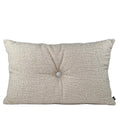 Cushion JIDDI 40x60 Beige Linen with Crystal Button