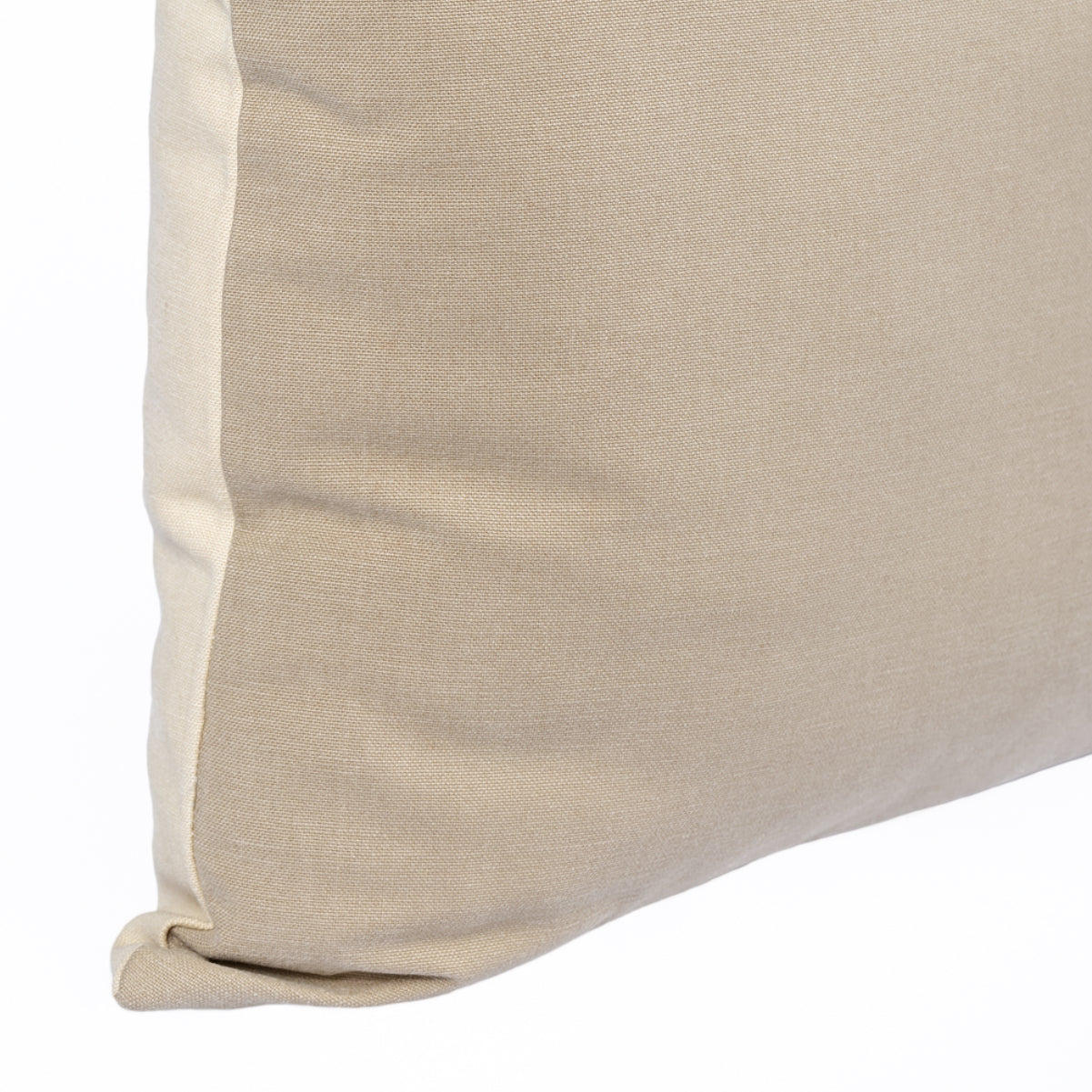 Almofada KULURI 45x45 Algodão 2 Tons Bege | ❤️  @casaparanos