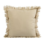 Almofada KULURI 45x45 Algodão 2 Tons Bege com Franja