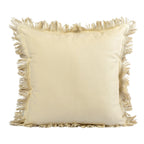 Almofada KULURI 45x45 Algodão 2 Tons Bege com Franja