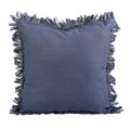Almofada KULURI 45x45 Algodão Azul Escuro com Franja