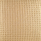 Almofada KULURI 50x50 Algodão Amarelo Mostarda com favos