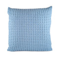 Almofada KULURI 50x50 Algodão Azul Claro com favos