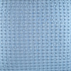 Almofada KULURI 50x50 Algodão Azul Claro com favos