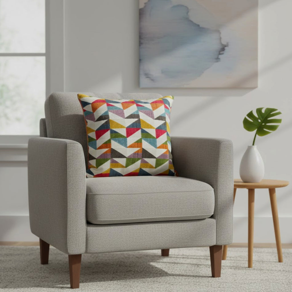 Almofada KULURI 50x50 Caleidoscópio de Cores