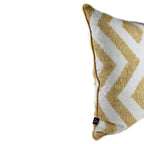 Almofada MUDELL 45x45 Boho Padrão Amarelo Mostarda