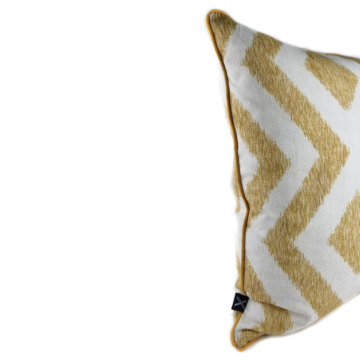 Almofada MUDELL 45x45 Boho Padrão Amarelo Mostarda