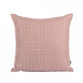 Almofada MUDELL 45x45 Bordeaux Pied Poule com Verso Veludo