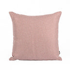 Almofada MUDELL 45x45 Bordeaux Pied Poule com Verso Veludo