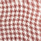 Almofada MUDELL 45x45 Bordeaux Pied Poule com Verso Veludo