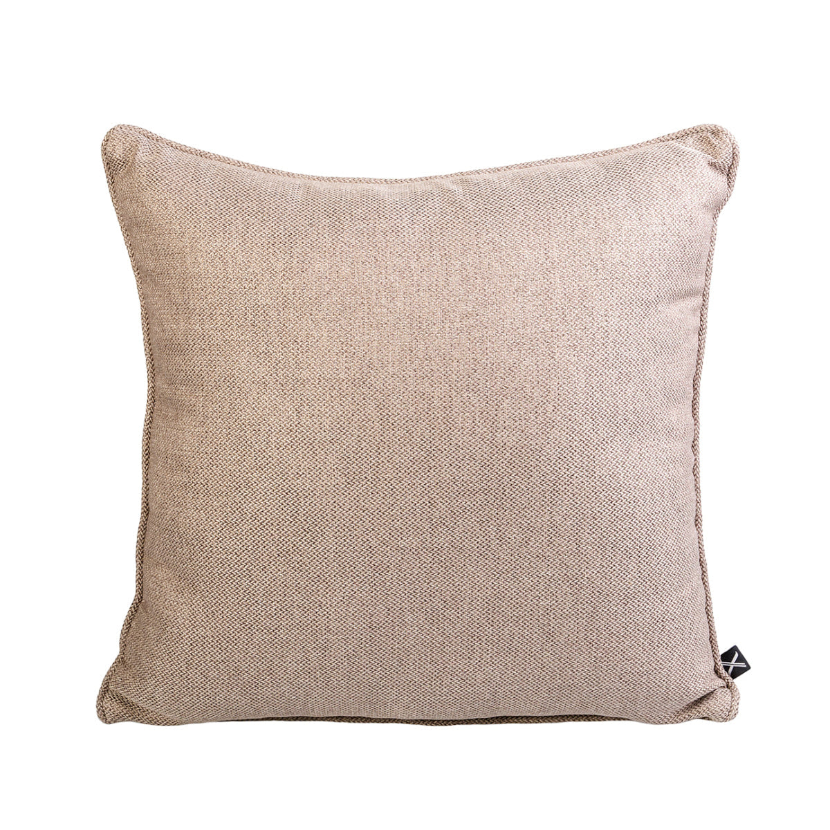 Almofada MUDELL 45x45 Castanho com Vivo