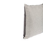 Almofada MUDELL 45x45 Cinza Antracite Pied Poule com Verso Veludo