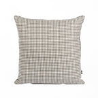 Almofada MUDELL 45x45 Cinza Antracite Pied Poule com Verso Veludo