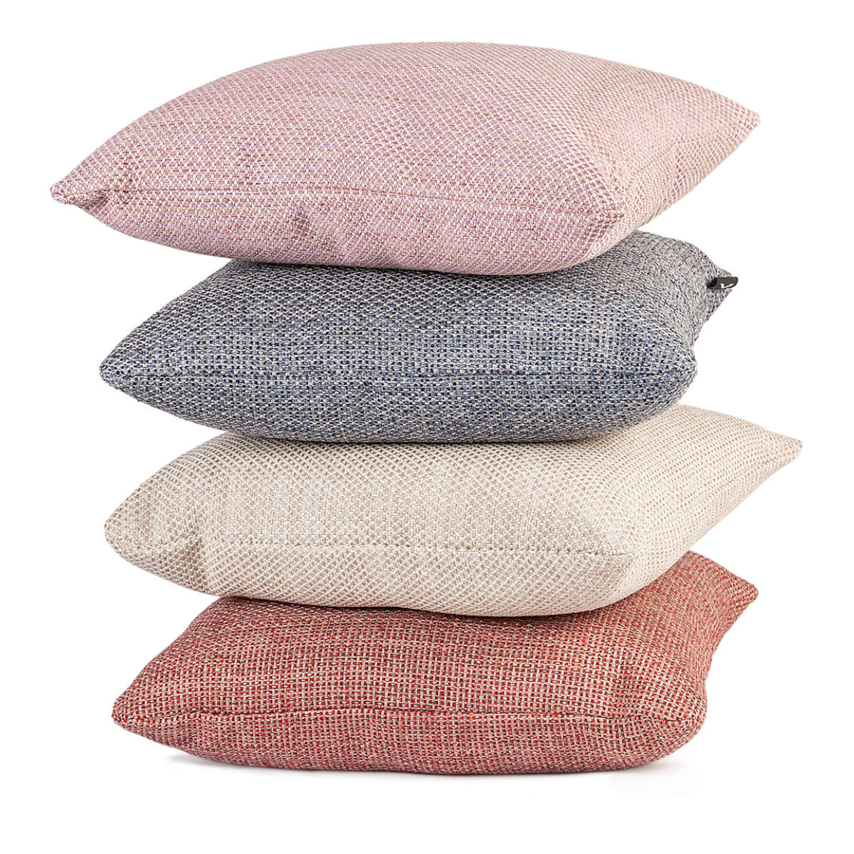 Almofada MUDELL 45x45 Rosa e Bege Entrelaçado