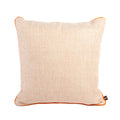Almofada MUDELL 45x45 Laranja e Branco com Vivo