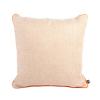 Almofada MUDELL 45x45 Laranja e Branco com Vivo