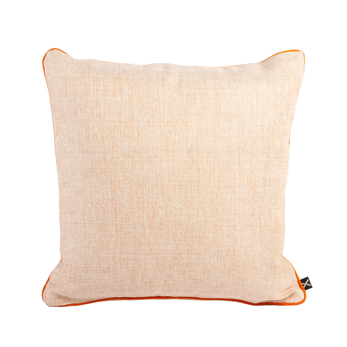 Almofada MUDELL 45x45 Laranja e Branco com Vivo
