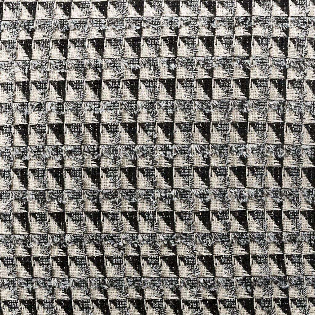 Almofada MUDELL 45x45 Natural Preto Cinza - KUXIN // Home Fashion