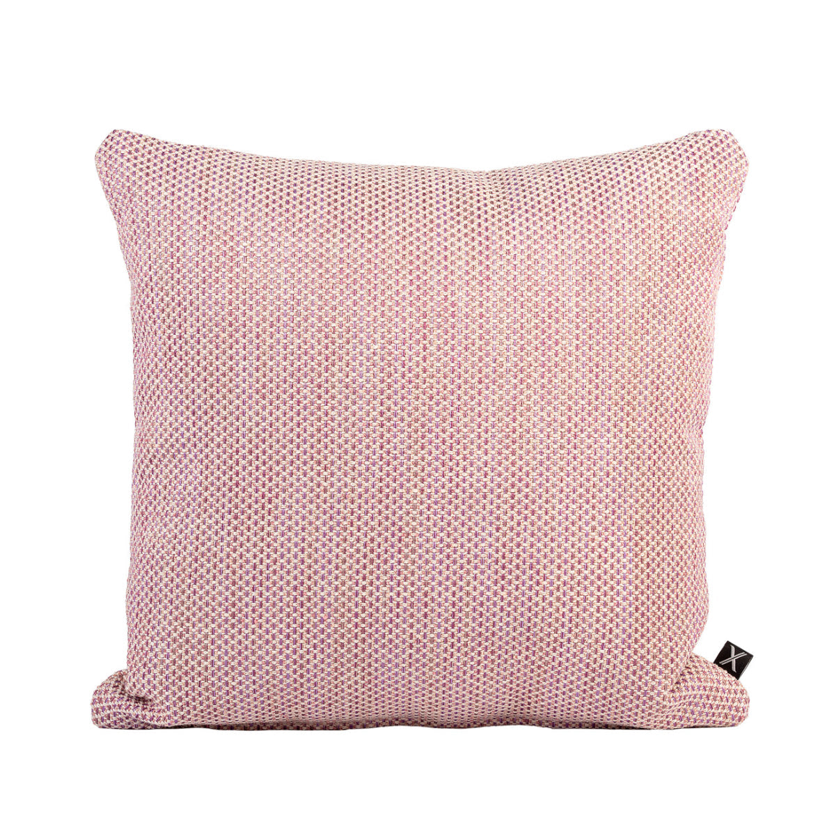 Almofada MUDELL 45x45 Rosa e Bege Entrelaçado