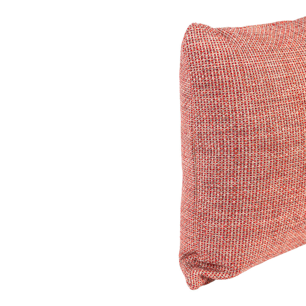 MUDELL Cushion 45x45 Red and Gray Intertwined