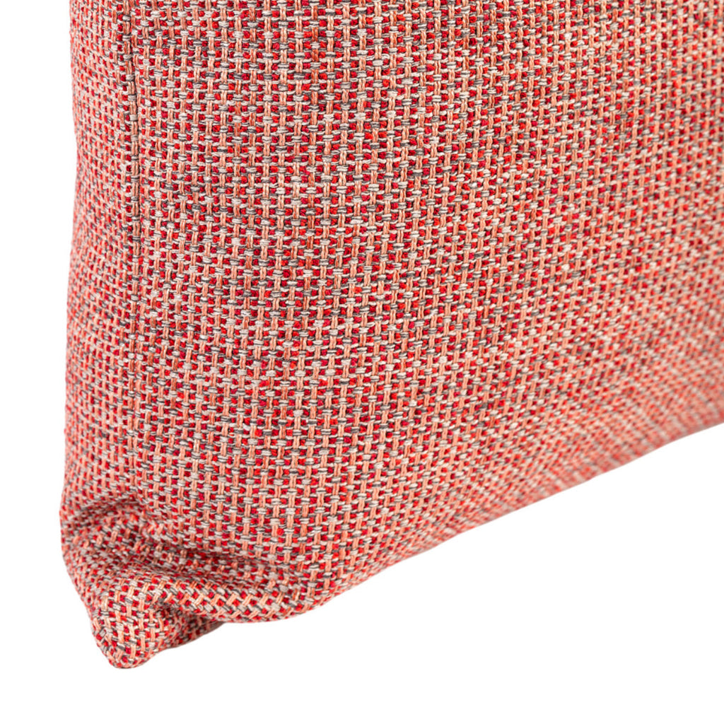 MUDELL Cushion 45x45 Red and Gray Intertwined