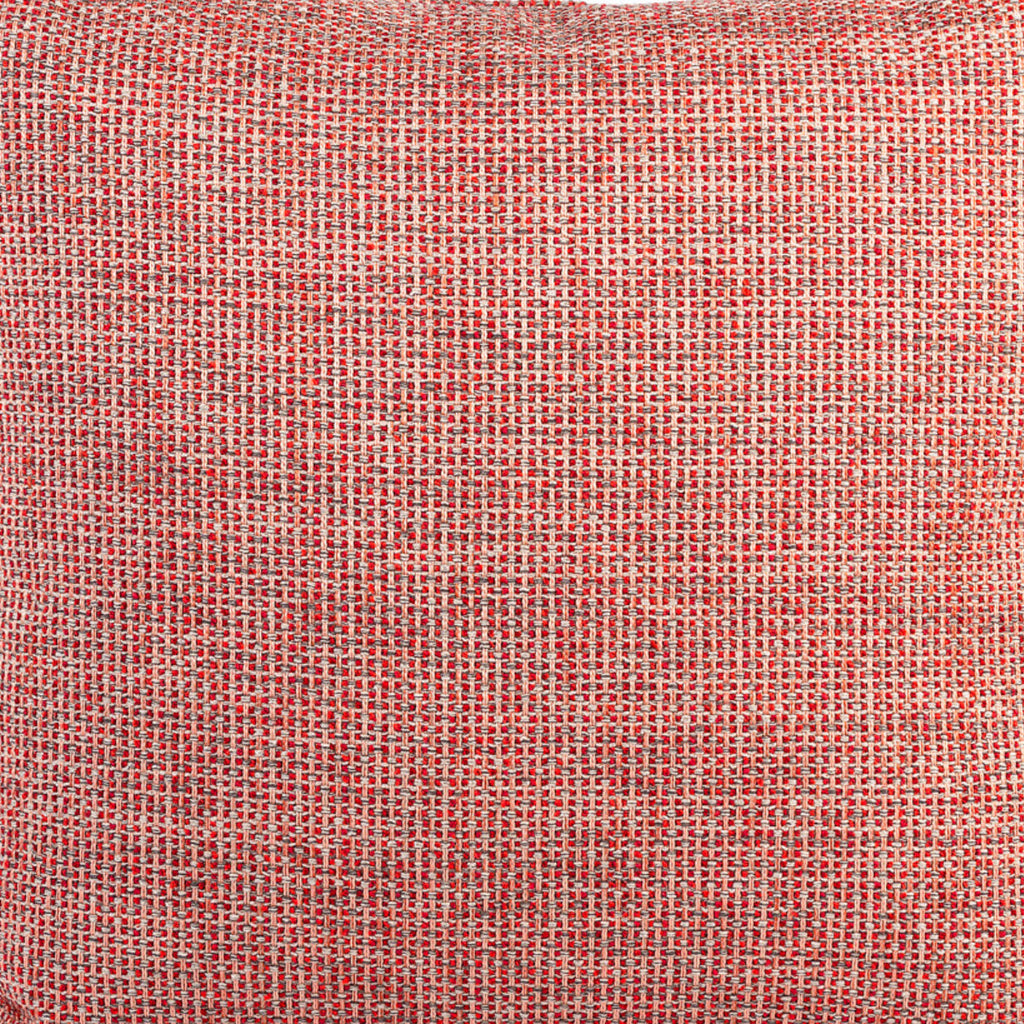 MUDELL Cushion 45x45 Red and Gray Intertwined